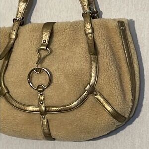 DKNY fury beige shoulder bag